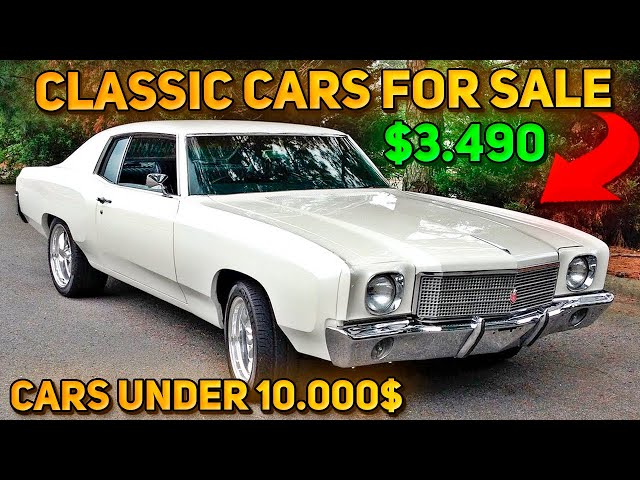 20 Great Classic Cars Under $10,000 Available on Craigslist Marketplace! Fantastic  Classic Cars!