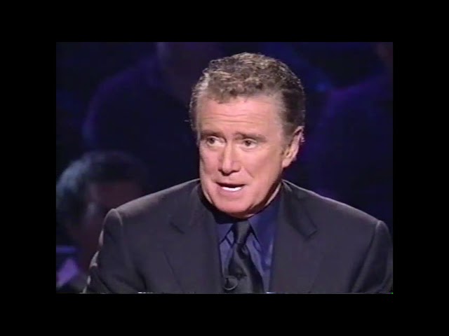 Who Wants to be a Millionaire August '99 series Episode 8 - 8/24/1999