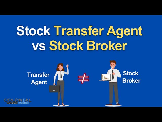 Stock Transfer Agent vs Stock Broker   What are the Difference