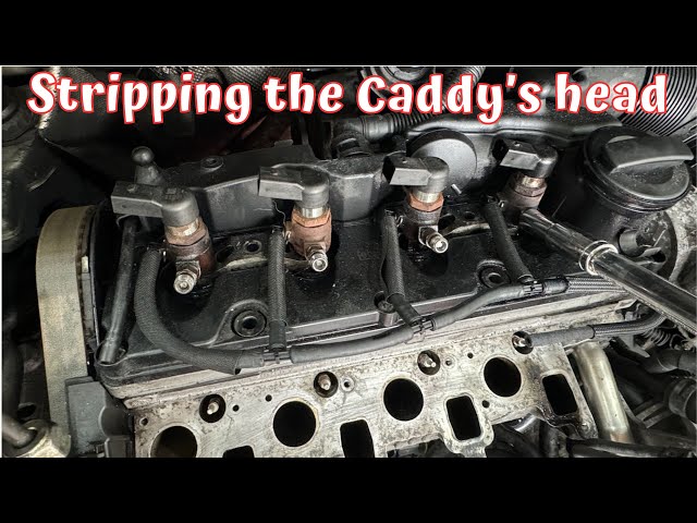 Stripping the Caddy head