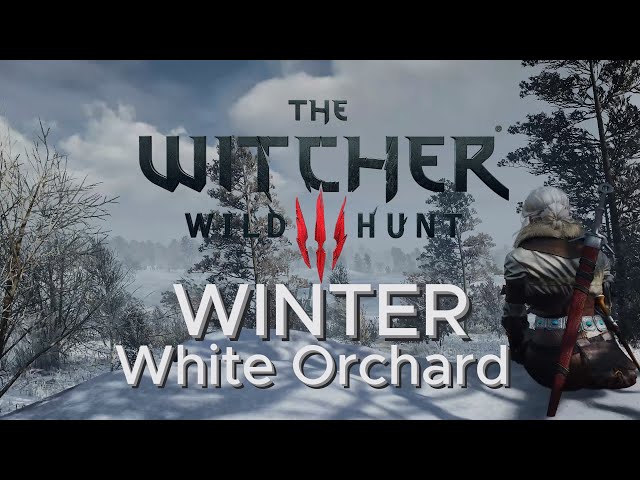 Witcher 3 - White Orchard - Winter Ambience & Relaxing Music
