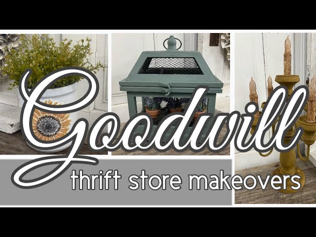 Goodwill Makeovers Thrift Store Makeovers Trash to Treasure