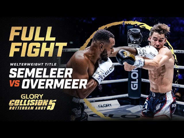Striking at the highest level! Endy Semeleer vs. Jay Overmeer (Welterweight Title Bout) - Full Fight