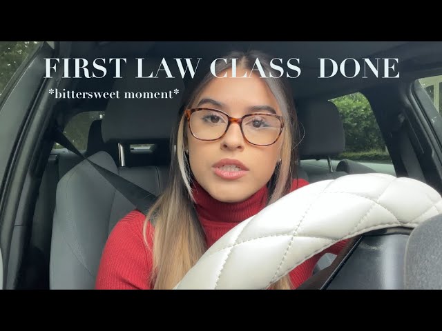 Law School Vlog Ep. 6: Finished my First class of Law School, Class, and New Fun Books