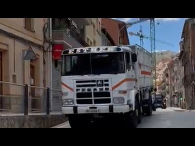 Camiones Clásicos. Travesía Torre Baja, Teruel. Mayo 2024