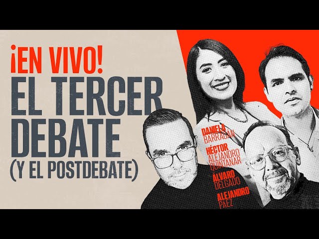 #EnVivo ¬ #SinEmbargoAlAire #TercerDebatePresidencial y el post debate