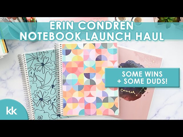 Erin Condren Haul New Notebook Layout, Covers, Pens, Washi, Sticky Notes What is Worth the Money?