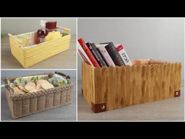 Incredibly beautiful DIY organizers made from different materials