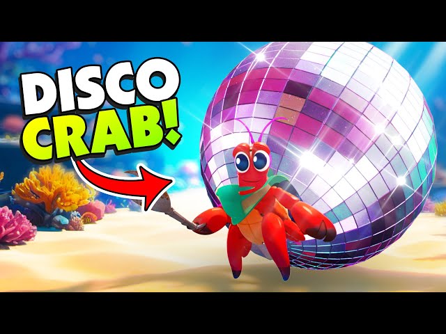 Finding the Secret DISCO BALL Crab Shell! - Another Crab's Treasure