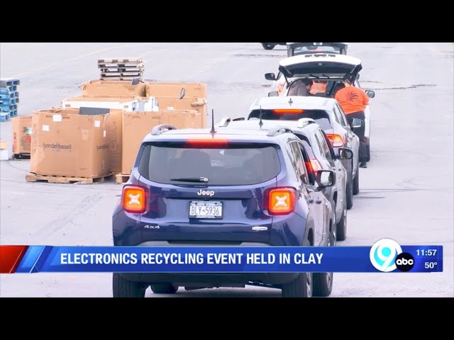 (WSYR) Thousands Recycle Electronics on International e-Waste Day