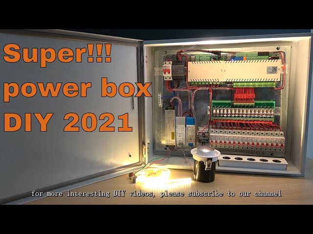 Home Automation Super Distribution Board DIY For Home Assistant 2021!