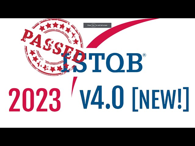 How I passed v4.0 [NEW!] ISTQB Foundation Level Certification in 2023