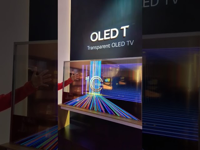 LG Transparent OLED TV CES 2023