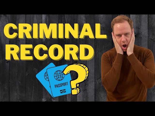 Criminal Record? Citizenship by Investment & Residency Abroad