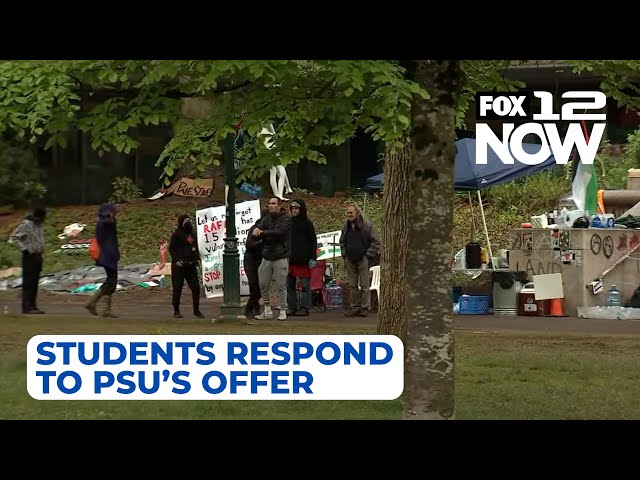LIVE: Protesting students respond to PSU president's offer
