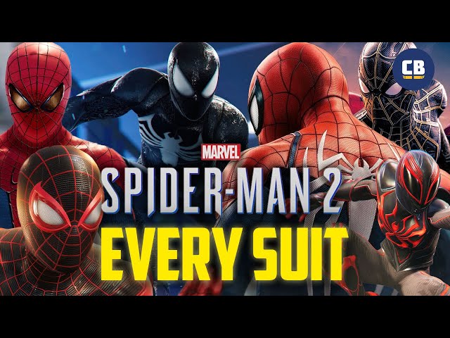 Every Spider-Man Suit In Marvel's Spider-Man 2! #spiderman2