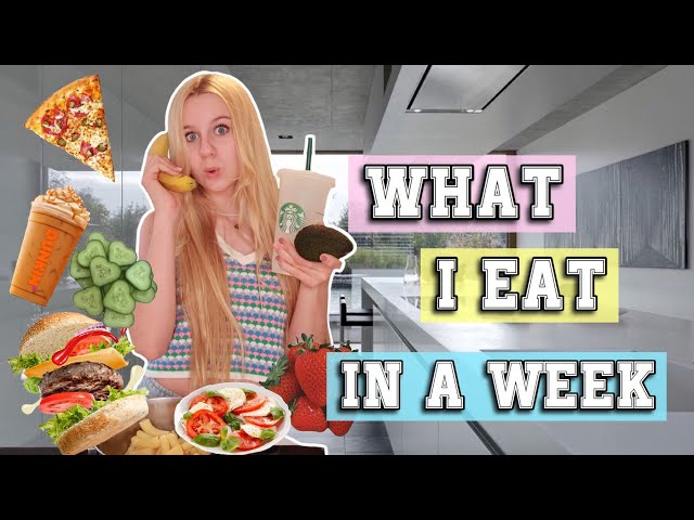 WHAT I EAT IN A WEEK ALS TEENAGER | MaVie Noelle