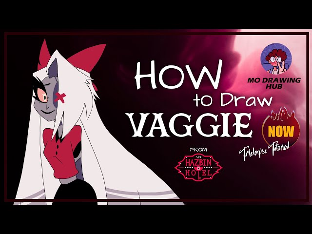 How to draw Vaggie from Hazbin Hotel