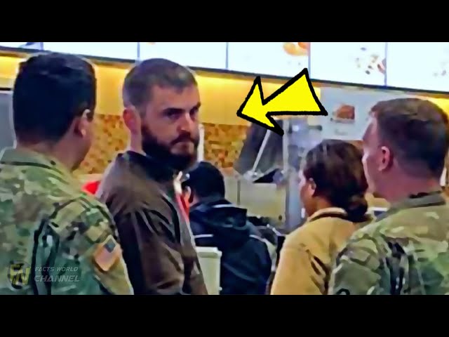 Man Lost Brother, Sees Soldiers At Chick-fil-A, Decides It’s Lesson Time
