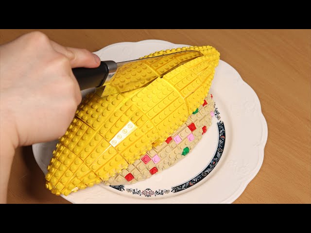 Lego Omelet Rice - Lego In Real Life / Stop Motion Cooking ＆ ASMR
