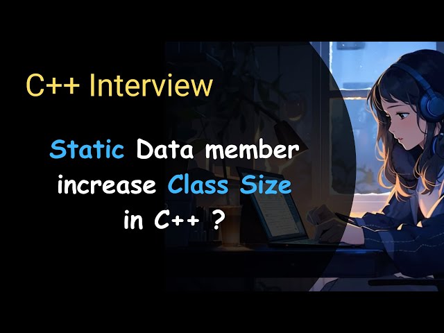Do static data member occupy space in class in C++