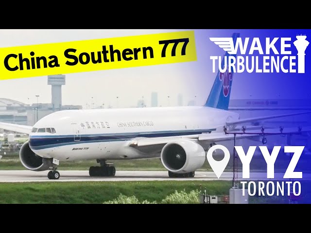 China Southern Cargo Boeing 777-F Departs Toronto YYZ
