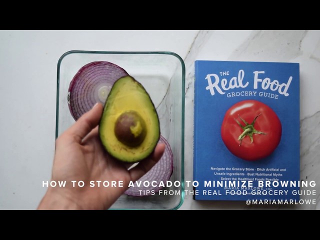 How to Store Cut Avocado So It Won't Brown