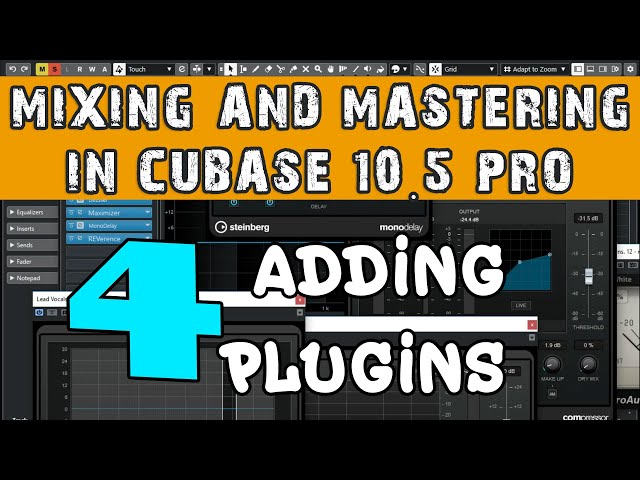 Mixing With Cubase 10.5 Stock Plugins, Studio EQ, Compressor ... Mixing In Cubase 10 5 Pro Part 4