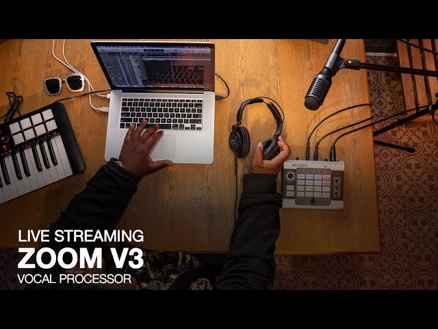 Zoom V3 Vocal Processor - Live Streaming with the V3