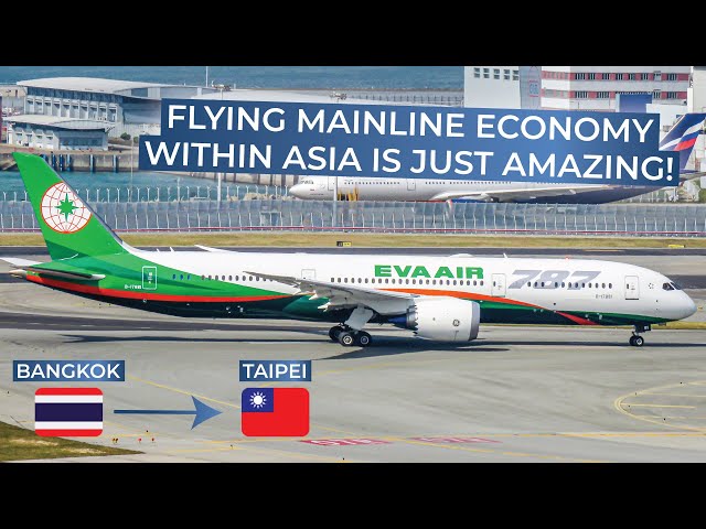 TRIPREPORT | EVA Air (ECONOMY) | Bangkok Suvarnabhumi - Taipei Taoyuan | Boeing 787-9