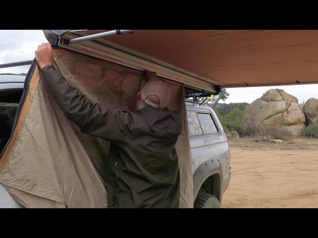 Truck Camping: ARB 2500 Drop Down Room Set Up
