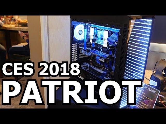 Patriot's New RGB Memory & Rollable RGB Mousepad! CES 2018!