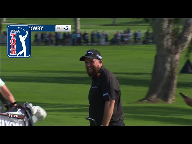 Shane Lowry holes out for INCREDIBLE ALBATROSS at Farmers