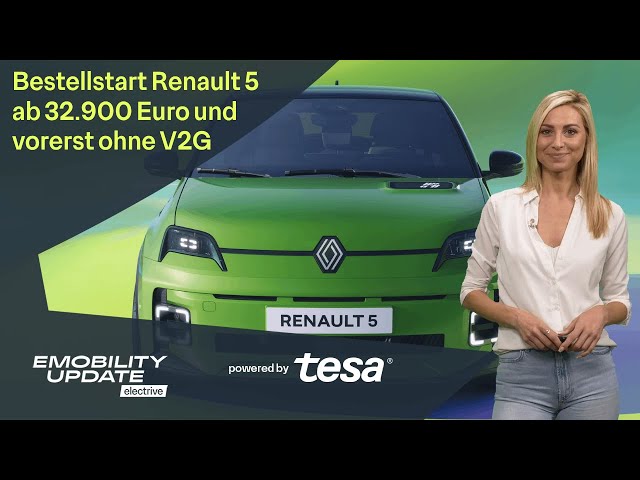 Bestellstart Renault 5 E-Tech / Audi-SAIC-Kooperation / BYD-Fertigung in Türkei - eMobility Update