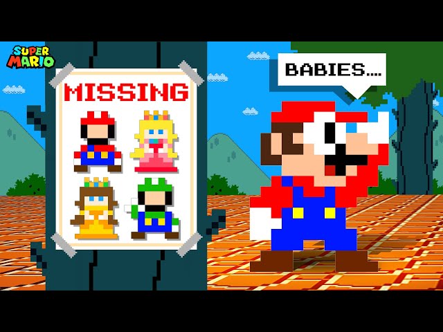 Super Mario Bros. But Tiny Mario and Tiny Luigi, Peach, Daisy Are MISSING?..