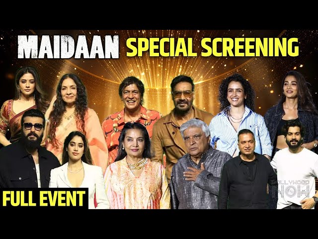 Maidaan Special Screening Full UNCUT Video | Ajay Devgn, Priyamani, Boney Kapoor, Arjung & More