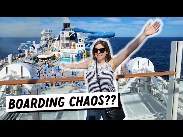 What it's like BOARDING A CRUISE SHIP | Our Experience Boarding the Norwegian Bliss