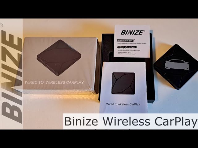 BINIZE Wired to Wireless Carplay BOX - Unboxing / Recensione