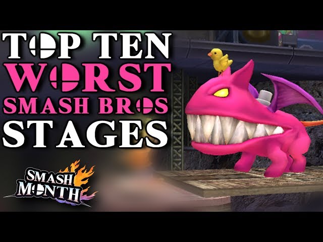 Top Ten Worst Smash Bros Stages - rabbidluigi