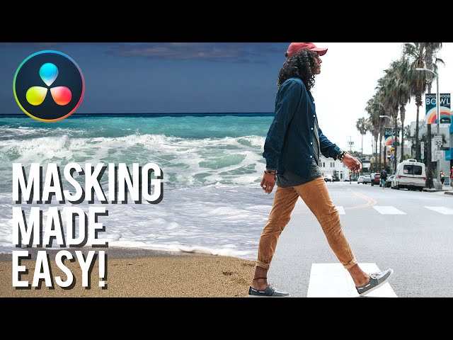 How to Mask in Davinci Resolve - THE MASKING TRANSITION (2024)