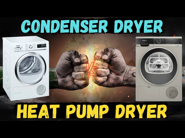 condenser dryer vs heat pump dryer | difference between condenser dryer and heat pump dryer | dryer
