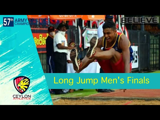 Long Jump Mens Finals   Army Athletics Championship 2021
