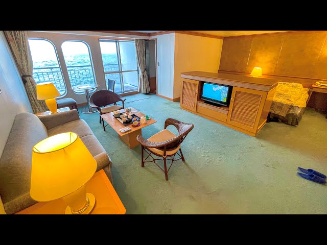 【-6℃】Midwinter Solo Ferry Travel Overnight Sailing in a Top-Class Suite Room