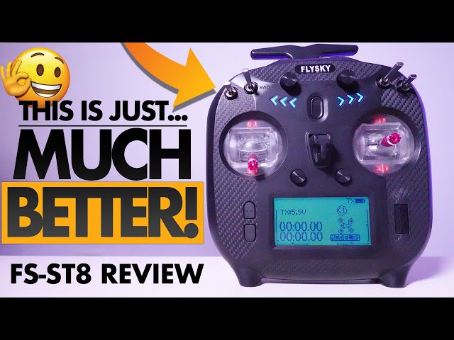 MUCH BETTER! - Flysky FS-ST8 RC Transmitter Review