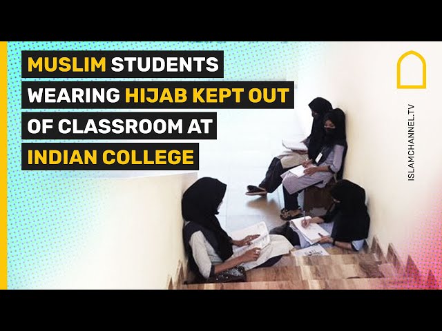 Muslim students wearing hijab barred from their classes in India