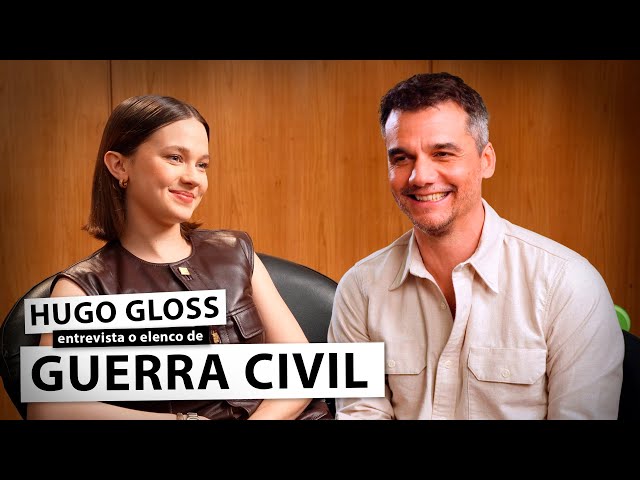 Hugo Gloss entrevista Wagner Moura e Cailee Spaeny sobre "Guerra Civil"