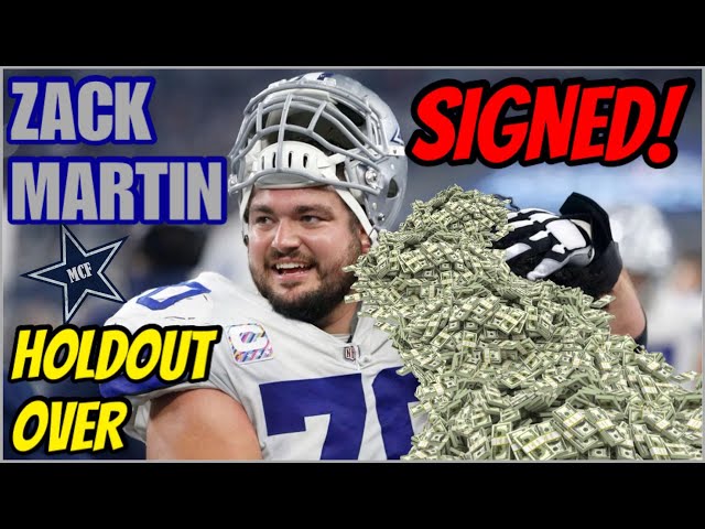 BREAKING NEWS 🚨 ZACK MARTIN ENDS HOLDOUT! ✭ #COWBOYS Top O-Lineman SIGNED To New CONTRACT & Is BACK!