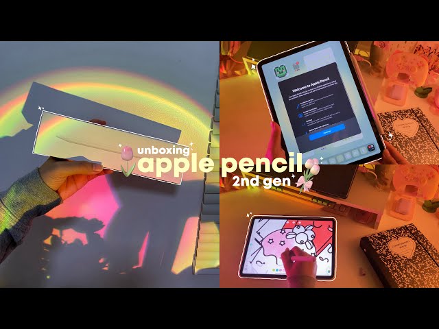 🍎 apple pencil 2nd gen | aesthetic unboxing ♡