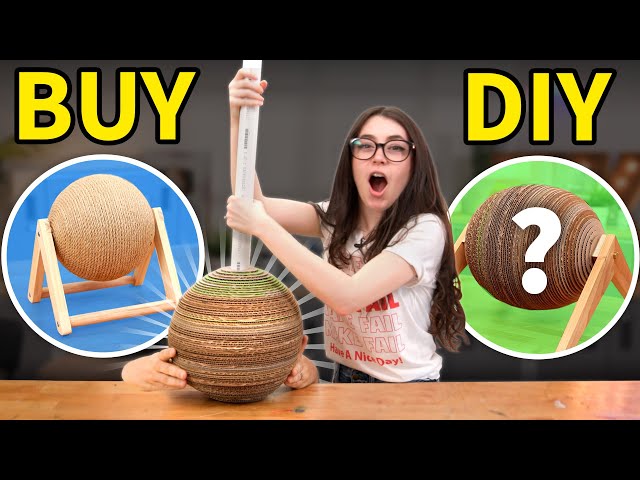 BUY vs DIY - Recreating This Viral “Cat Ball”