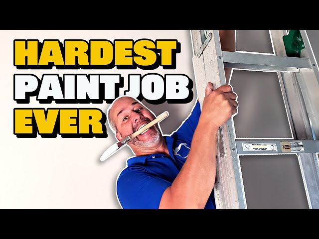 How To Paint a Stairwell | DIY For Beginners